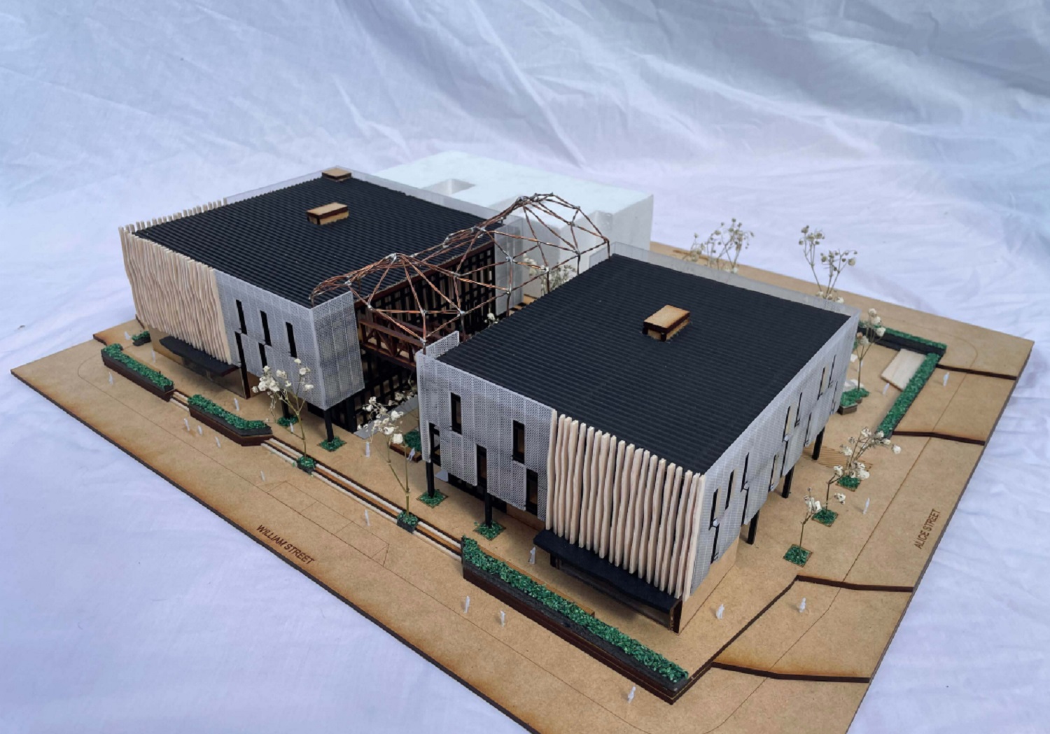 Physical Model of Building - William Street entrance